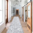 thumbnail image 2 of Findosom 2'x10' Hallway Runner Rug Washable Vintage Kitchen Laundry Runner with Non Slip Backing Farmhouse Entryway Living Room Floor Mat Stain Resistant Runner Carpet Gray, 2 of 6