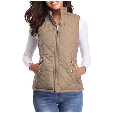 Fashion Women Pocket Coat Long Jacket Winter Sleeveless Down Cotton Waistcoat