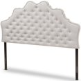 thumbnail image 1 of Baxton Studio Hilda Tufted Full Panel Headboard in Grayish Beige, 1 of 6