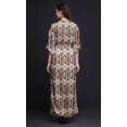 thumbnail image 4 of Bimba Rayon Abstract Tie-Dye Womens Printed Side Slit SummerDressLong Maxi Gown-Large, 4 of 6