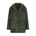 thumbnail image 4 of LSLJS Manteau en Peluche à Manches Longues pour Femmes, Mode Chaud, 4 of 6