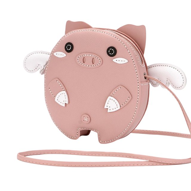 Milaget DIY Shoulder Bag Making Cartoon Crossbody Bag Making Sewing Complete Set pink