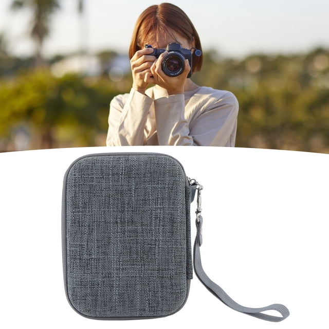 Sac pour Appareil Photo, Étui Rigide Portable pour Appareil Photo, Étui de Transport et de Protection pour Appareil Photo Numérique, Rangement de Voyage pour Objectif, Câble et Autres Accessoires, Parfait pour Link, Link2, Link SQ