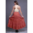thumbnail image 4 of Bimba Jupes Maxi Imprimées Femmes Style Bohème Gitane Longue Jupe en Coton, 4 of 5