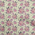thumbnail image 1 of oneOone Polyester Spandex Light Yellow Fabric Florals Sewing Craft Projects Fabric Prints By Yard 56 Inch Wide, 1 of 4