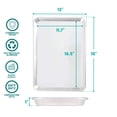 thumbnail image 2 of Commercial Grade Pure Aluminum Cookie Sheet - 16.5" x 11.7", 2 of 8