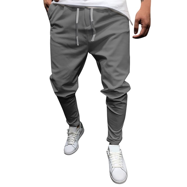 Mens Summer New Style Fashion Overalls Casual Pure Colour Comfortable Eight-Color Pants