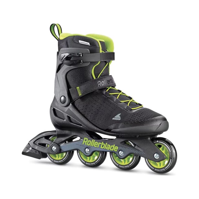 Rollerblade Men's Zetrablade Elite Performance Inline Skates, Black & Lime Green