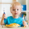 thumbnail image 4 of Toddler Utensils Kids Spoon and Fork Set，Cute Giraffe Child Flatware, 4 of 5
