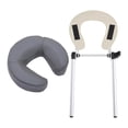 thumbnail image 1 of lionlar Table de Massage Berceau pour le Visage avec Oreiller Coussin Support Support SPA Réglable Gris, 1 of 9