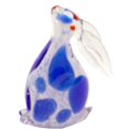 thumbnail image 1 of Figurine Couple de Lapins en Verre, 1 of 1