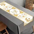 thumbnail image 4 of TIELUTT Drapeaux de Table Eid et Lune Nappe Eid Décoration Restaurant Eid Drapeaux de Table Eid Drapeaux de Table en Lin Chemin de Table de Rue Table Champagne Bouquet de Mariée Ensemble 48 Table, 4 of 4