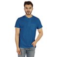 thumbnail image 1 of Inkmeso Solid Henley T-Shirt For Mens Cotton Short Sleeve Tee Shirts Pocket Shirt, 1 of 7