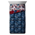 thumbnail image 2 of Marvel Spiderman Burst 4 Piece Twin Bed Set - Includes Reversible Comforter & Sheet Set - Bedding - Super Soft Fade Resistant Microfiber - (Official Marvel Product), 2 of 6
