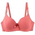 thumbnail image 2 of Women's Plus Size Seamless Wirefree Bra, Full Coverage Comfort Breathable Support Everyday T-Shirt Bra, 2 of 9