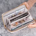 thumbnail image 4 of Gspmoly Womens Wallet Small, Women's Long Style With Hanging Rope Multifunctional Zipper Multiple Card Slots Printed Zipper Change Wallet Cute Wallet Gray Free Size, 4 of 4