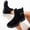 Black, variant on Amzcrzy Ankle Boots for Women Women's Middle Ankle Boots Comfortable Casual Shoes Womens Booties Women's Boots Booties for Women Boots for Women Womens Boots Womens Fashion