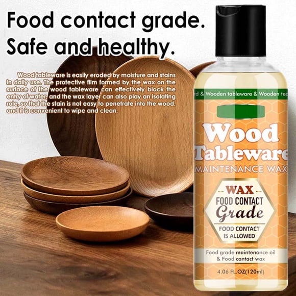 Dianli Butcher Block Oil Cutting Board Oil Cutting Board Care Kit With Food Grade Carnauba Wax 120ml Cutting Board Wax Wood Conditioner Food Safe Kitchen Care Wood Treatment
