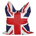 thumbnail image 1 of Gouchee Home Union Jack Bean Bag Chair – Water-Repellent Fabric with Polystyrene Bead Filling, Suitable for Adults and Teens, Lightweight & Portable Seating for Bedroom, Dorm or Living Room, 1 of 6