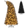 thumbnail image 1 of Costway 7 FT Artificial Halloween Tree with Bendable Top Section 1050 Branch Tips 340 Lights, 1 of 10