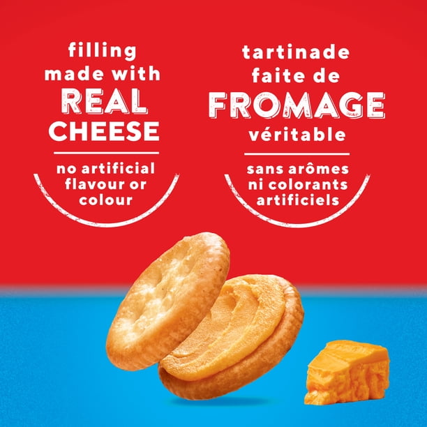Ritz Bits Sandwiches Cheese Flavoured Crackers, Snack Pack