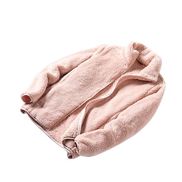 Cardigan en Peluche Décontracté pour Femmes Automne et Hiver avec Fermeture Éclair Manteau Extérieur