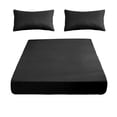thumbnail image 2 of Double Bed Fitted Sheet | Non-Slip All-Inclusive Mattress | Soft Polyester Fiber, Elastic Corners, Fits 200x150cm | Multicolor | Wrinkle Resistant | Secure Stay | Multipurpose Cover, 2 of 6