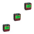 thumbnail image 1 of Shengyu 1/2/3 Level Box Protractor 490° Levels Gauge Bevel Gauges with Magnetic Base Electronic Angle Protractors Measuring Tools Red/Type 2 3PCS, 1 of 6