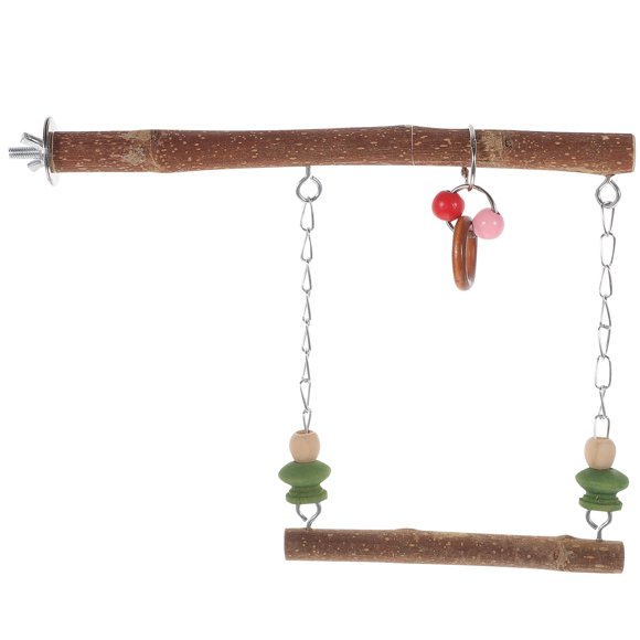 1 Set of Suspending Parrot Toy Household Bird Swing Parrot Chewing Swing Bird Accessory