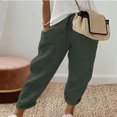 thumbnail image 2 of Birdeem Pantalons Décontractés Droits Imprimés Mode Été pour Femmes, 2 of 5