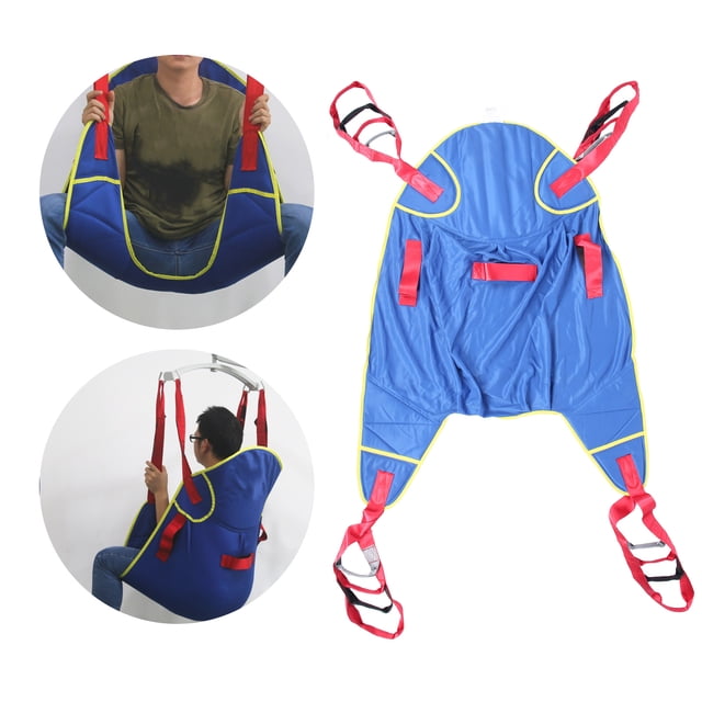 Écharpe à Jambes Divisées Lavable en Machine, Écharpe de Levage Professionnelle, Réutilisable pour Traverser le Lit à Basse Température