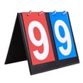 thumbnail image 1 of Riforla Sports Scoreboard Flip Number Board 2 Digits Tabletop Score Substitution Board for Sports Outdoor Sport Black, 1 of 4