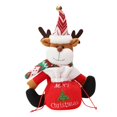 thumbnail image 1 of MesaSe 1PCS Christmas Bag Drawstring Gift Doll Bag Fabric Drawstring Bag Sugar Snack Bag Bag Santa Snowman Bear Christmas Christmas Decorations Christmas Knitted Bag, 1 of 6