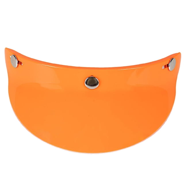 jinwen 3-Snap Peak Open Face Sun Shade Protector 15cmx5cm Orange
