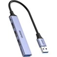 thumbnail image 1 of BENFEI 4-Port USB Hub: 1x 10Gbps USB 3.2 + 3x USB 2.0- for Mouse, Keyboard, Flash Drive, Printer - Compatible with Laptop, PC, Xbox, PS5, 1 of 7