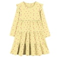 thumbnail image 4 of JDQJBZ Robe à Manches Longues pour Enfants, Imprimé de Cœurs, à Volants Superposés, Tenue d'Été Décontractée, 4 of 5