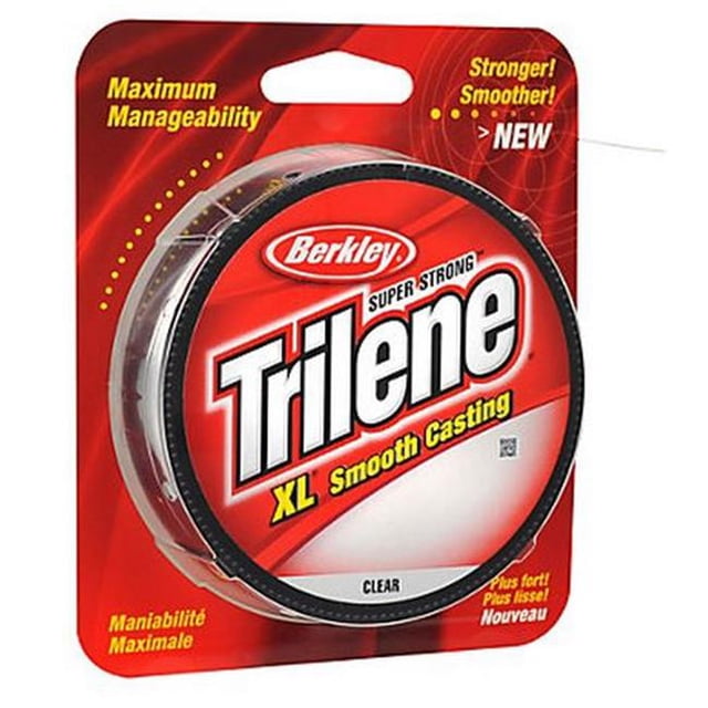 Berkley Trilene TG - Bobine de Ligne de Pêche monofilament Transparente de 17 Lb, 300 Verges, Centrée vers l'Avant; Bobine monofilament Transparente à Brin Unique Enroulée sur une Bobine, Spécifiée pour un Lancer Fluide, Résiste aux Torsades et aux Plis, super Résistante avec une Bonne Sensibilité et une performance Polyvalente pour de Nombreux Appâts et techniques, Souvent Utilisée comme leader Léger Ou pour Fixer de Petits Appâts en Voyage.