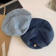 thumbnail image 2 of relayinert Béret à la Mode pour Femmes pour Se Démarquer dans la Foule, Bleu Denim, 2 of 6