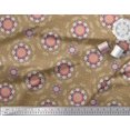 thumbnail image 2 of Soimoi Polyester Crepe Fabric Floral Mandala Print Sewing Fabric Yard 42 Inch Wide, 2 of 3