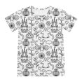 thumbnail image 2 of TIEVOSA Ensemble de Pyjama pour Filles Col Rond Doux Imprimé pour Vêtements de Détente Confortables pour Printemps Été 3-13 Ans, 2 of 7