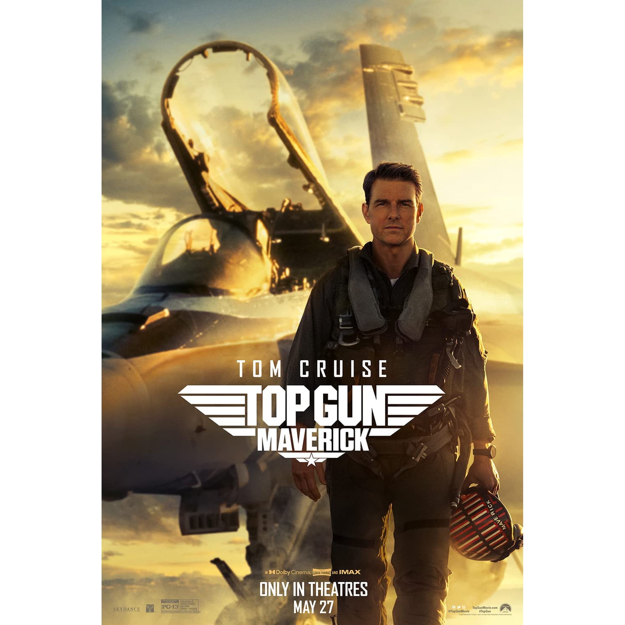 PPHAOSHO Top Gun Maverick Movie Poster frameless Painting Canvas