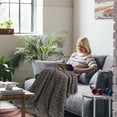 thumbnail image 3 of Super Soft Blanket 180 cm x 200 cm Fleece Throw for Sofa Bed or Outdoor Use, 3 of 5