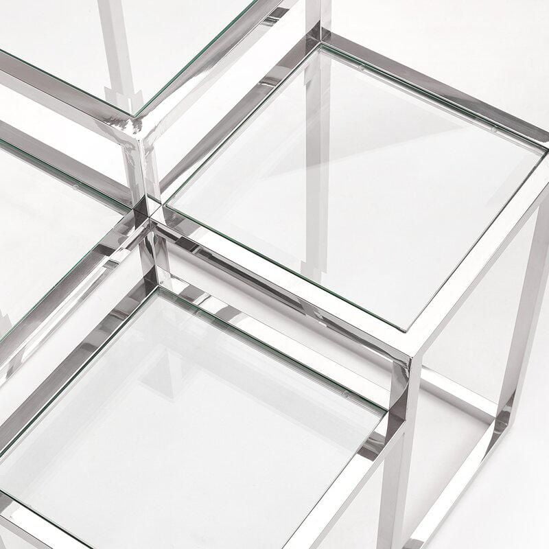 End Table Silver Base
