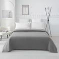 thumbnail image 1 of Mainstays Microfleece Blanket Gray DQ, 1 of 8