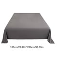 thumbnail image 3 of TOUMENY Solid Color Bed Sheets, Ultra Soft Washable Polyester Fabric, Fitted Sheet for Queen Size Mattress 180x230cm, 3 of 6