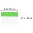 thumbnail image 4 of KAKOWELY Durable Plastic Page Markers with Assorted Colors for Marking 3 Sets Small and Compact,2.01"X1.5"X0.08", 4 of 5