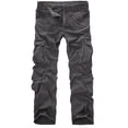 thumbnail image 1 of Mens Work Pants Cargo Mens Fashion Casual Cotton Multi-pocket Outdoors Work Trouser Cargo Long Pants, 1 of 9