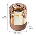 thumbnail image 3 of karymi 0.53 gal USB Humidifier, High Capacity Ultrasonic Cool Mist with Night Light, Digital Display Temperature Humidity, Silent Operation for Home Office Bedroom Holiday Gifts, 3 of 6