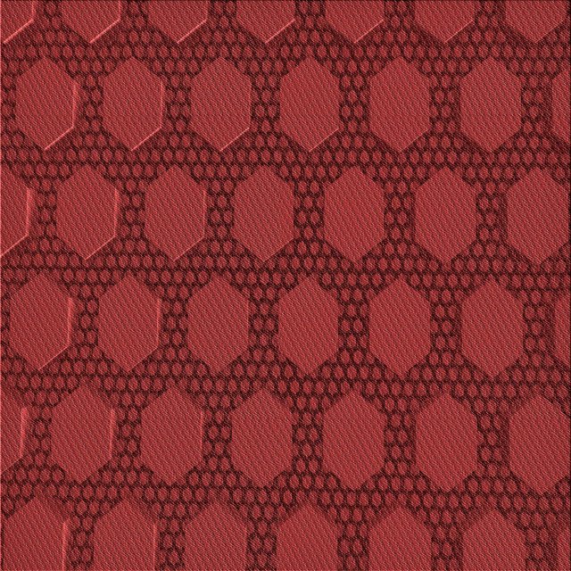 Ahgly Company Tapis d'Intérieur Lavable en Machine Carré Transitionnel Rouge Canneberge, 5 Pieds Carré