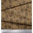 thumbnail image 3 of Soimoi Crepe Silk Fabric Stripe & Paisley Print Fabric by the Yard 42 Inch Wide, 3 of 3